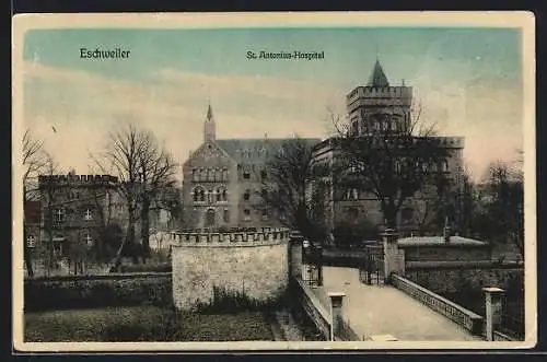 AK Eschweiler, Blick zum St. Antonius-Hospital