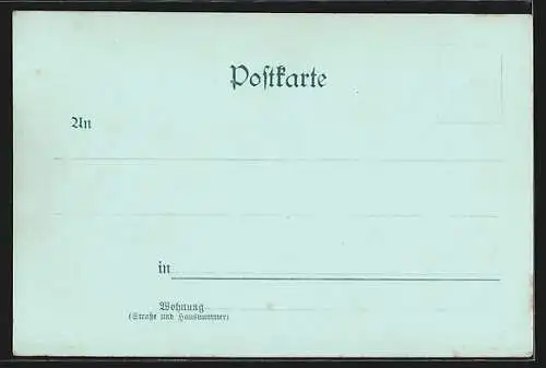 Mondschein-AK Starnberg, Gesamtansicht aus der Vogelschau