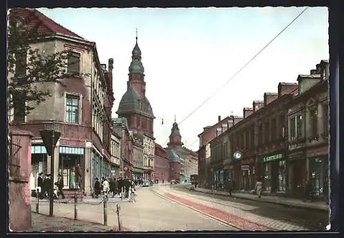 AK Völklingen / Saar, Rathausstrasse