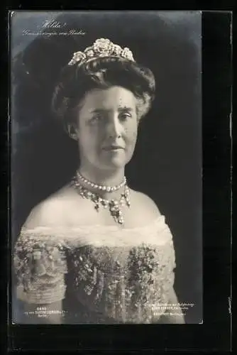 AK Hilda Grossherzogin von Baden