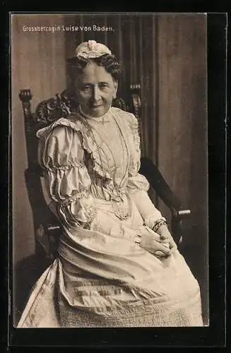 AK Grossherzogin Luise von Baden, Goldene Hochzeit 1906
