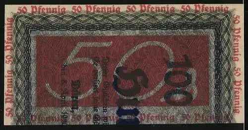 Notgeld Düren 1921, 50 Pfennig, Gutschein