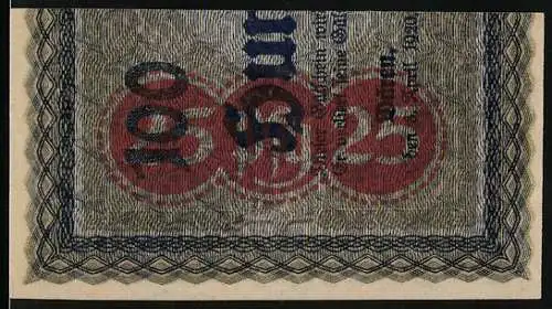 Notgeld Düren 1921, 50 Pfennig, Gutschein
