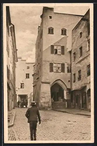 AK Wasserburg a. Inn, Obere Herrengasse