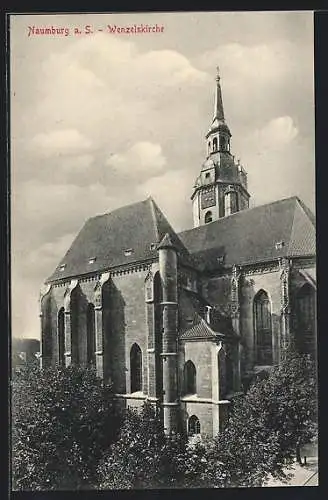 AK Naumburg a. S., Ansicht der Wenzelskirche