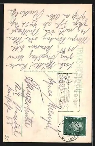 AK Halle /Saale, Marktplatz mit rotem Turm