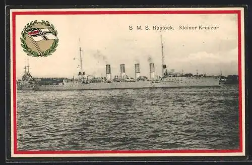 AK S. M. S. Kleiner Kreuzer Rostock