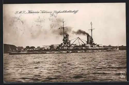 AK Kriegsschiff SMS Kaiserin Turbinen-Grossschlachtschiff