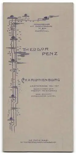 Fotografie Theodor Penz, Berlin-Charlottenburg, Kantstr. 156 /157, Junger Mann im Dreiteiler in adretter Haltung