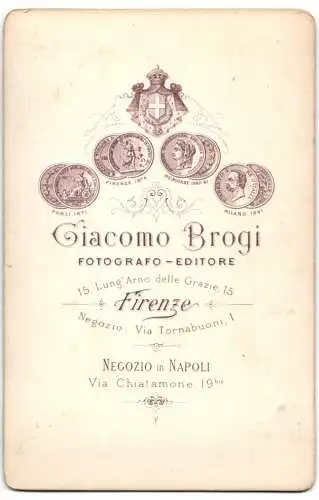Fotografie Giacomo Brogi, Firenze, Ansicht Milano, Arco della Pace, costruito col disegno Cagnola