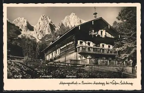 AK Werfen /Salzburg, Alpengasthof und Pension Mordegg