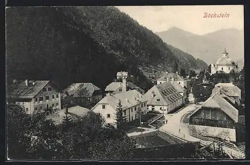 AK Böckstein, Strassenpartie mit Kirche