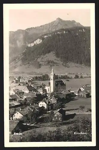 AK Bezau, Ortsansicht mit Kirche