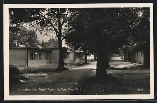 AK Bruckneudorf, Militärlager, Offiziersbaracke 9