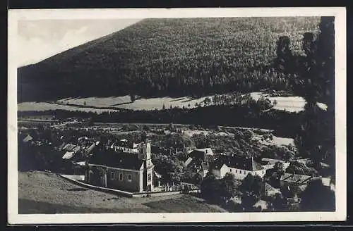 AK Altenmarkt a. Tr., Ortsansicht mit Kirche aus der Vogelschau