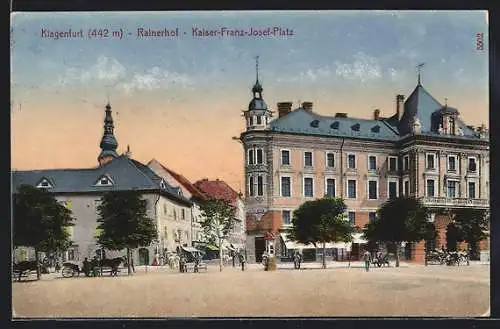 AK Klagenfurt, Rainerhof, Kaiser-Franz-Josef-Platz
