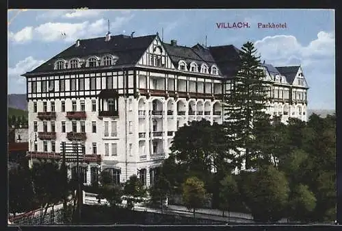 AK Villach, Parkhotel mit Anlagen