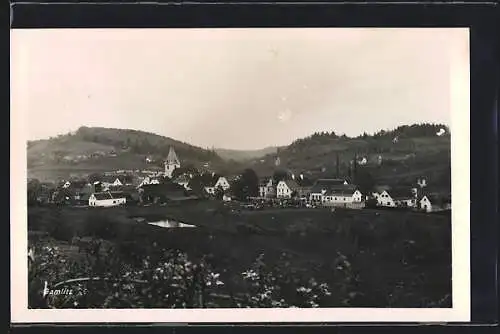 AK Gamlitz, Ortsansicht mit Kirche