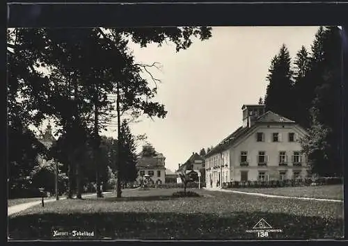 AK Tobelbad, Ortspartie mit Park