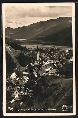 AK Kallwang, Totalansicht im Gebirge