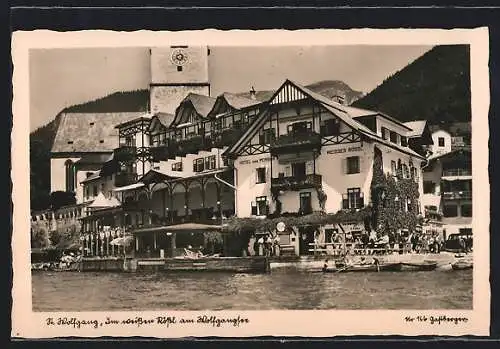 AK St. Wolfgang, Hotel und Pension Weisses Rössl