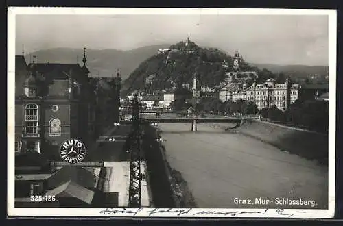 AK Graz, Mur und Schlossberg