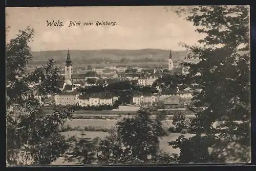 AK Wels, Blick vom Reinberg