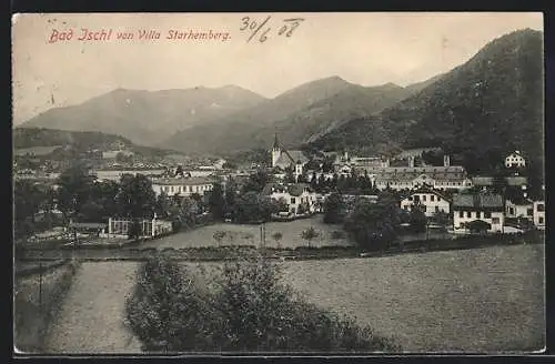 AK Bad Ischl, Ortsansicht von Villa Starhemberg