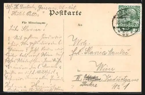 AK Bad Ischl, Ortsansicht von Villa Starhemberg