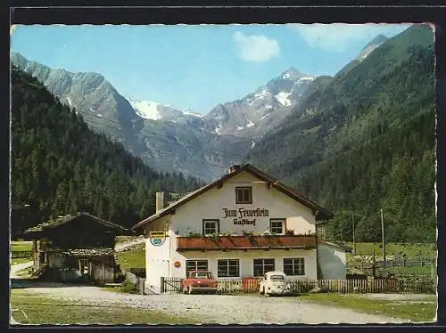 AK Gschnitz, Gasthof zum Feuerstein