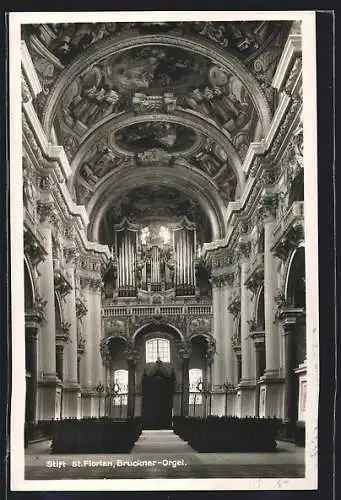 AK St. Florian, Stift St. Florian, Bruckner Orgel