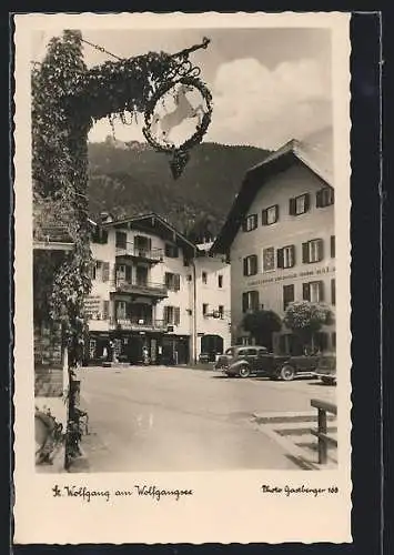 AK St. Wolfgang am Wolfgangsee, Gasthof & Pension zum weissen Hirschen