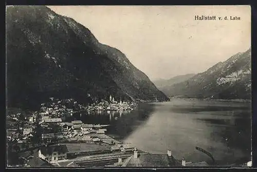 AK Hallstatt, Teilansicht v. d. Lahn