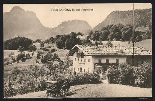 AK Bad Reichenhall, Restaurant Poschenmühle