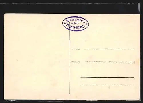 AK Bad Reichenhall, Restaurant Poschenmühle