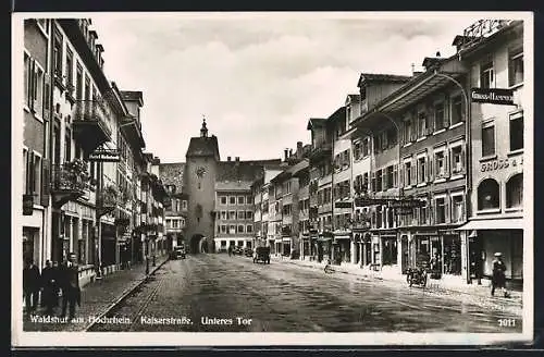 AK Waldshut, Kaiserstrasse, Unteres Tor