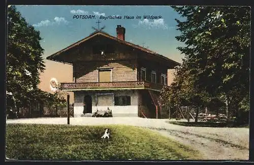 AK Potsdam, Bayrisches Haus im Wildpark