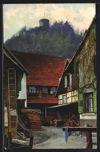 Künstler-AK Photochromie Nr. 2998: Hausach im Schwarzwald