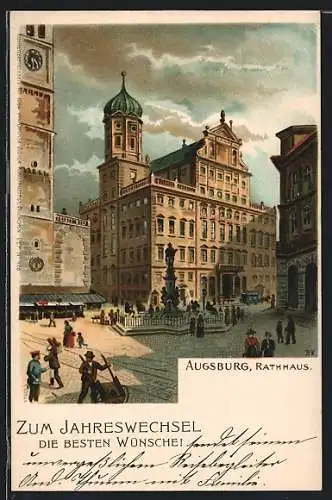 Lithographie Augsburg, Rathaus