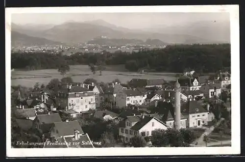 AK Freilassing, Panoramablick über den Ort