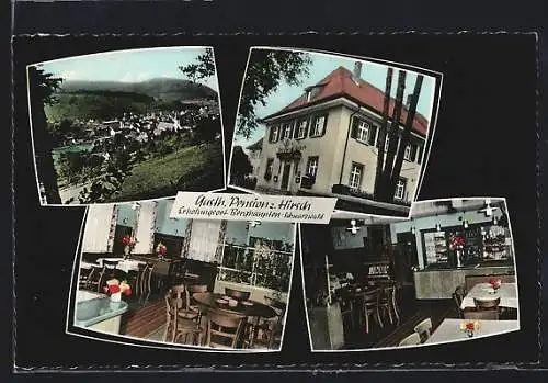 AK Berghaupten /Schwarzwald, Gasthaus und Pension Zum Hirsch