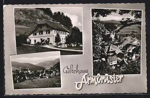 AK Schapbach /Bad. Schwarzwald, Pension Gästehaus Armbruster, Ortsansichten