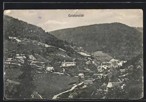 AK Nordrach-Kolonie /Bad Schwarzwald, Totalansicht mit Bergen