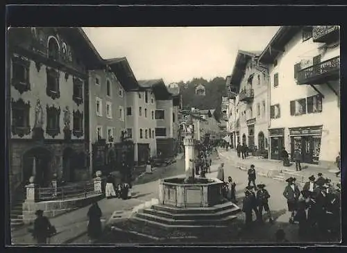 AK Berchtesgaden, Marktplatz