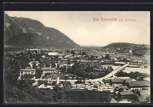 AK Bad Reichenhall, Blick von Kirchberg