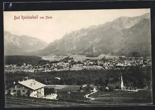 AK Bad Reichenhall, Totalansicht von Nonn aus