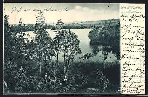 AK Rothhaus /Schwarzwald, Der Schluchtsee