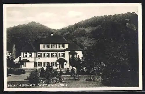 AK Sülzhayn / Südharz, Sanatorium Glückauf