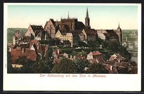AK Meissen, Schlossberg mit Dom