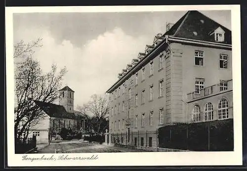 AK Gengenbach /Schwarzwald, Das Mutterhaus der Franziskanerinnen vom göttlichen Herzen Jesu